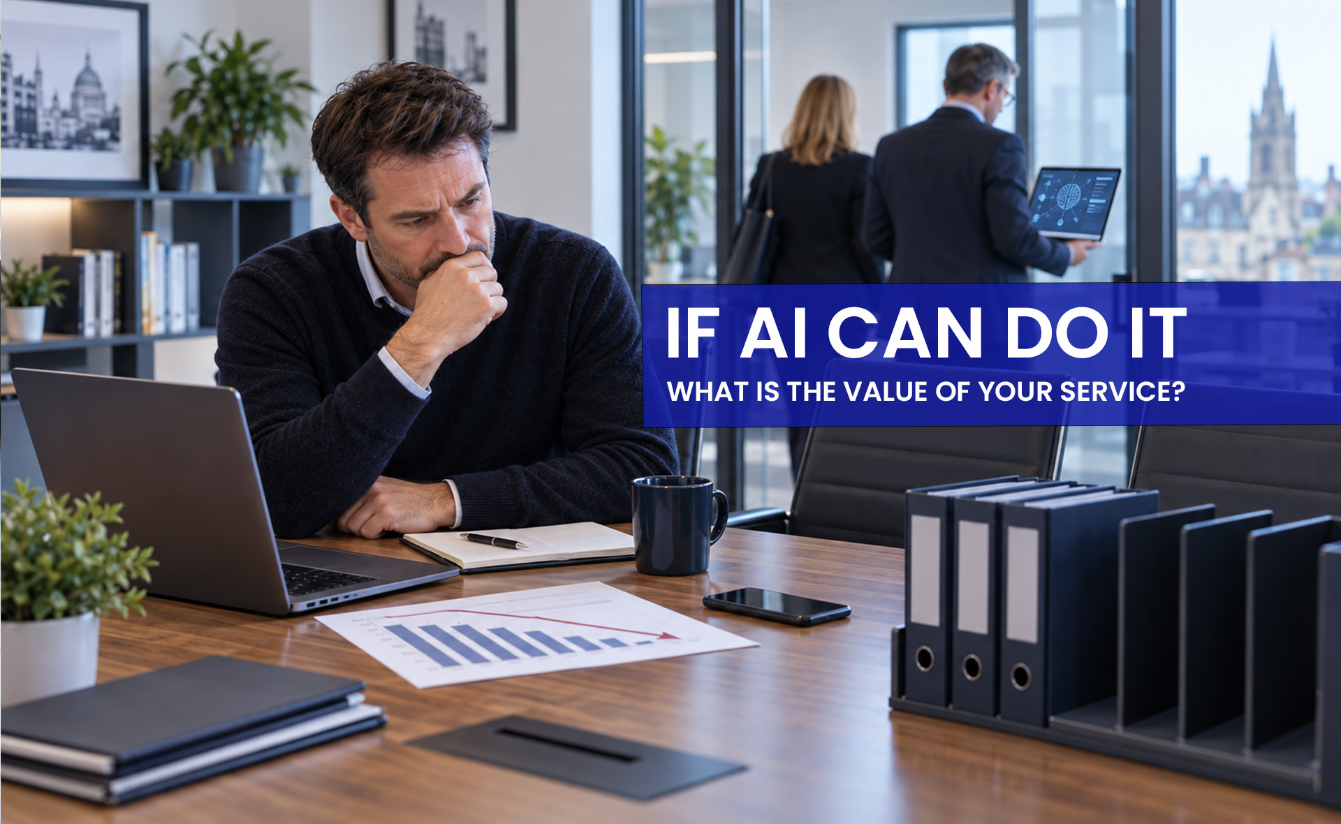  As clients increasingly use AI to bring work in-house, professional service firms must demonstrate the value they add beyond simply producing an output. Human judgement, context and expertise can protect client relationships, but falling demand may signal a deeper financial problem requiring early action. 